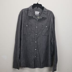 Goodfellow & Co Gray Relaxed Fit Casual Shirt!